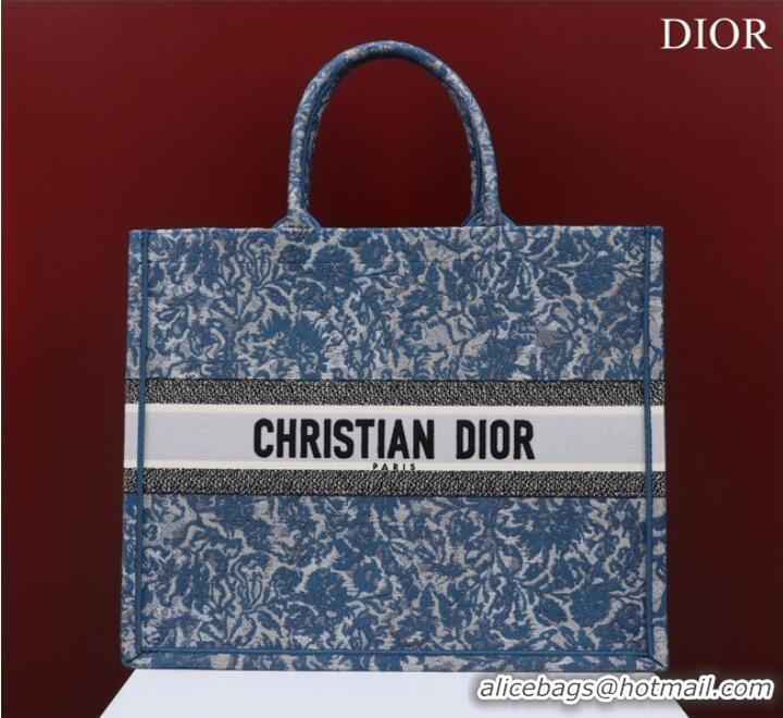 Inexpensive LARGE DIOR BOOK TOTE Embroidery M1297ZRU-2