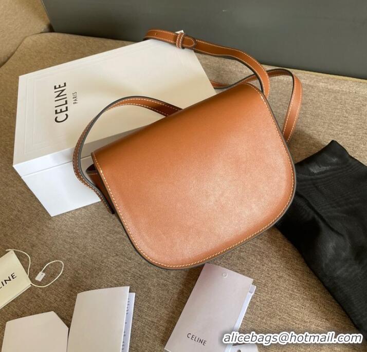 Promotional Celine TEEN CLASSIC BAG CALFSKIN A199292 TAN