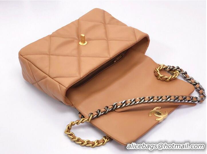 Buy Inexpensive CHANEL 19 HANDBAG AS1160 AS1161 Caramel