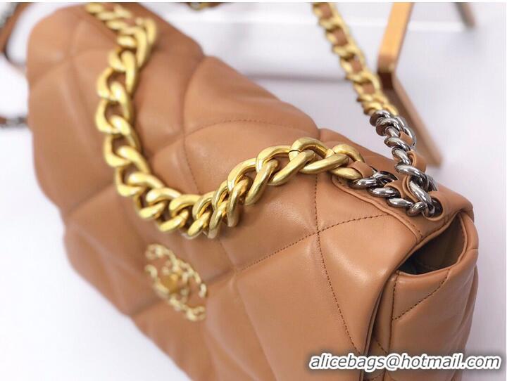 Buy Inexpensive CHANEL 19 HANDBAG AS1160 AS1161 Caramel