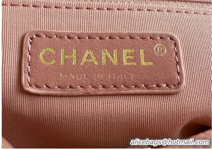 Most Popular Chanel SMALL FLAP BAG WITH TOP HANDLE AS3653 pink