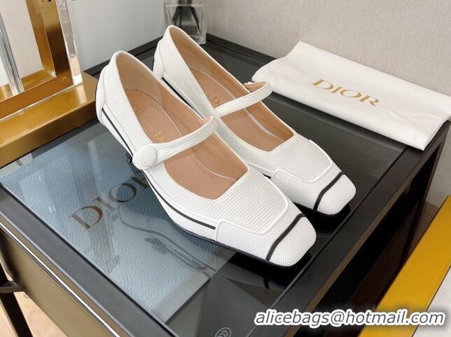 Best Price Dior D-Motion Pumps 5.5cm in White Technical Fabric 082529