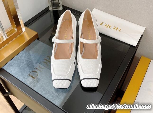 Best Price Dior D-Motion Pumps 5.5cm in White Technical Fabric 082529