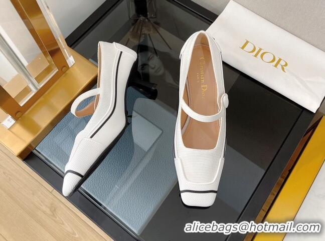 Best Price Dior D-Motion Pumps 5.5cm in White Technical Fabric 082529