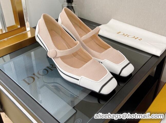 Luxury Discount Dior D-Motion Pumps 5.5cm in Nude Technical Fabric 082530