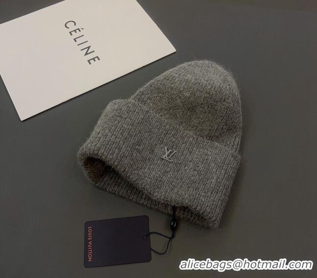 Super Quality Louis Vuitton LV Ahead Knit Hat LV0928 Grey 2022