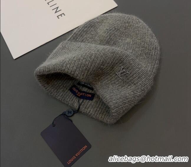 Super Quality Louis Vuitton LV Ahead Knit Hat LV0928 Grey 2022