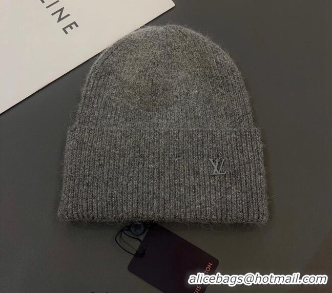 Super Quality Louis Vuitton LV Ahead Knit Hat LV0928 Grey 2022