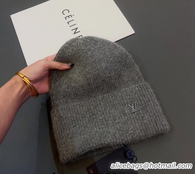 Super Quality Louis Vuitton LV Ahead Knit Hat LV0928 Grey 2022