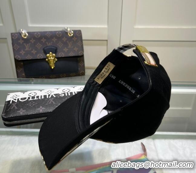 Buy Inexpensive Burberry Baseball Hat 1109 Black 2022