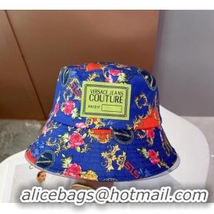 Promotional Versace Print Bucket Hat VE2264 Sky Blue 2022