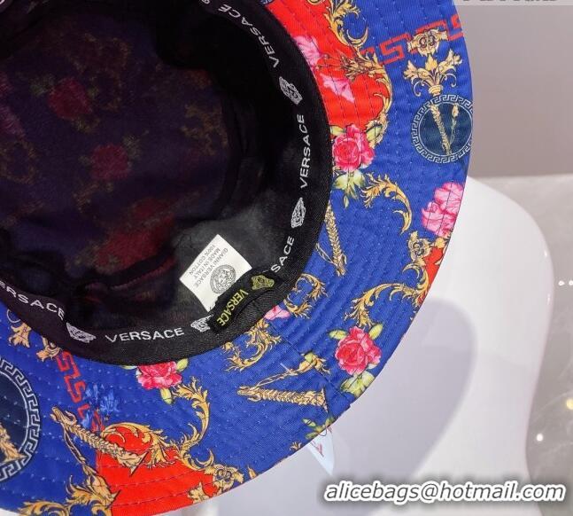 Promotional Versace Print Bucket Hat VE2264 Sky Blue 2022