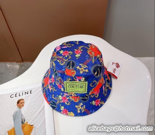 Promotional Versace Print Bucket Hat VE2264 Sky Blue 2022