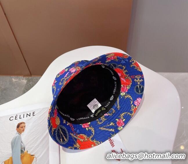 Promotional Versace Print Bucket Hat VE2264 Sky Blue 2022