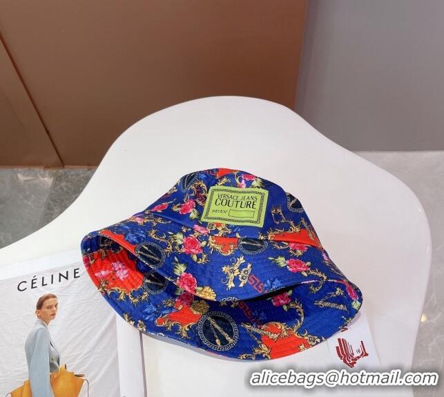 Promotional Versace Print Bucket Hat VE2264 Sky Blue 2022