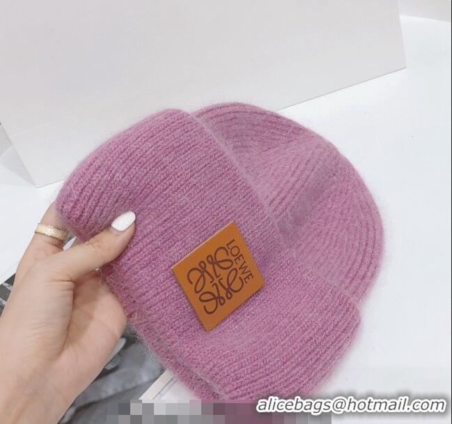 Best Price Loewe Knit Hat 112253 Purple 2022