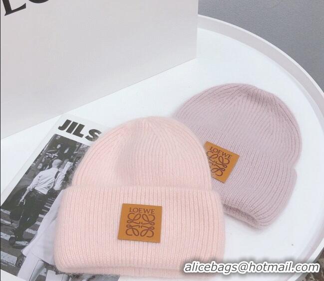 Well Crafted Loewe Knit Hat 112253 Pink/Purple 2022