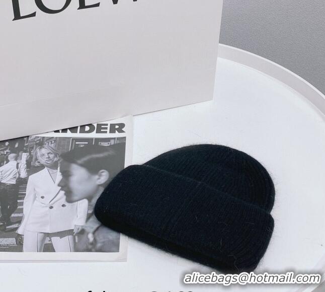 Most Popular Loewe Knit Hat 112253 Black/Grey 2022