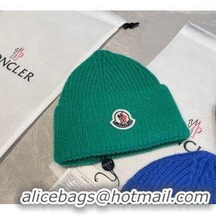 Comfortable Discount Moncler Knit Hat 110901 Green 2022