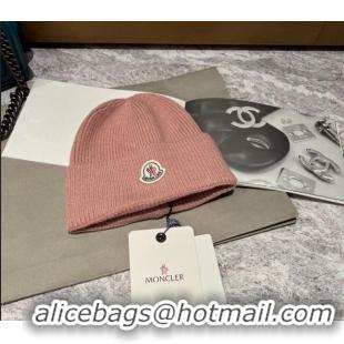 Affordable Price Moncler Knit Hat 110902 Light Pink 2022