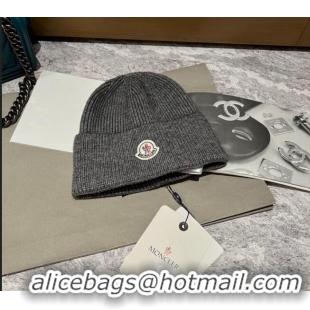 Unique Grade Moncler Knit Hat 110902 Grey 2022