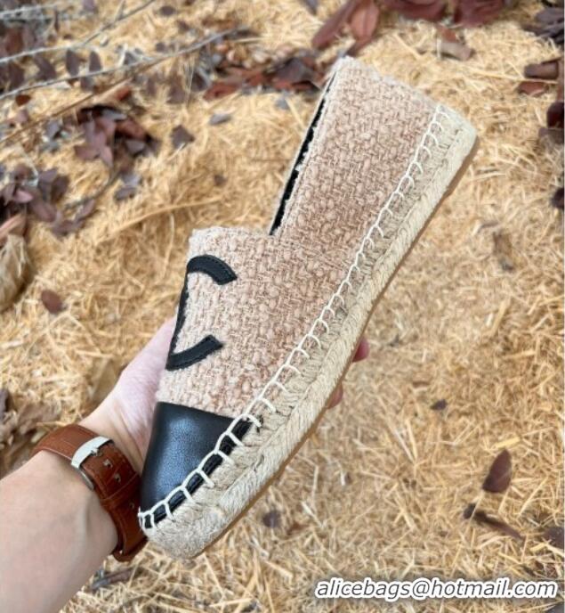 Top Grade Chanel Shearling Espadrilles Beige 101227