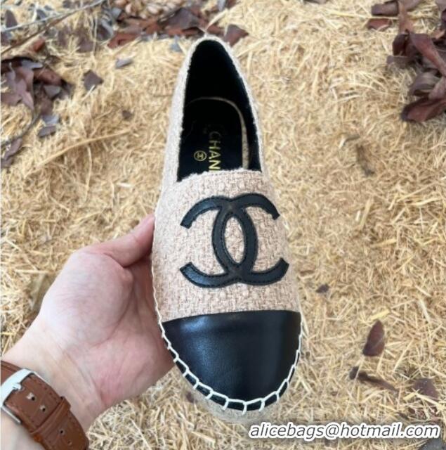 Top Grade Chanel Shearling Espadrilles Beige 101227