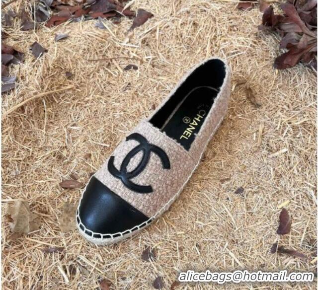 Top Grade Chanel Shearling Espadrilles Beige 101227