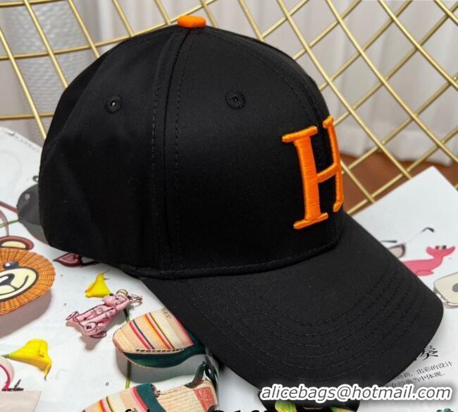 Pretty Style Hermes Fabric Baseball Hat 1122126 Black 2022