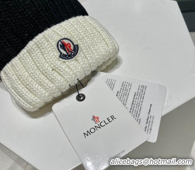 Shop Promotional Moncler Knit Hat 1122130 Black/White 2022