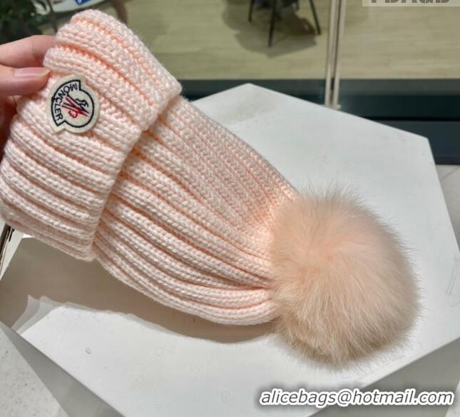 Most Popular Moncler Knit Hat 1122130 Pink 2022