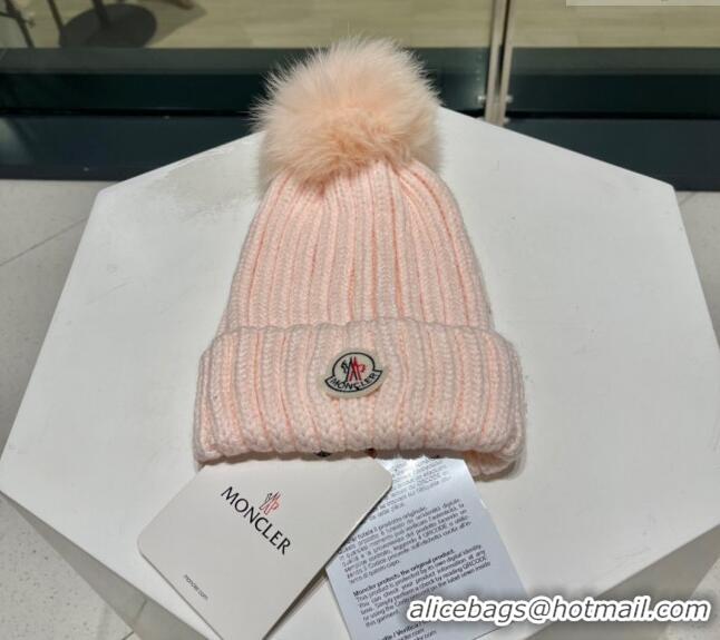 Most Popular Moncler Knit Hat 1122130 Pink 2022