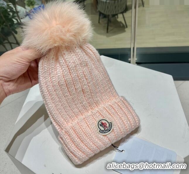 Most Popular Moncler Knit Hat 1122130 Pink 2022