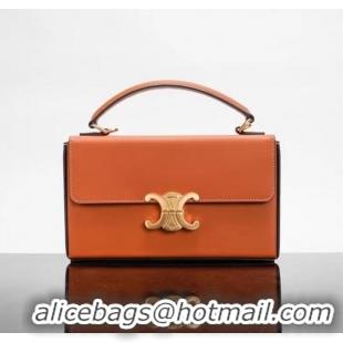 Promotional Celine SMALL CUIR TRIOMPHE IN SMOOTH CALFSKIN 199992 TAN