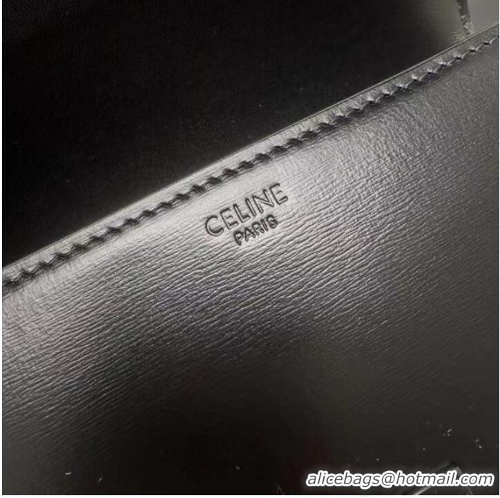 Top Quality Celine TEEN CLASSIC BAG CALFSKIN 188423 BLACK