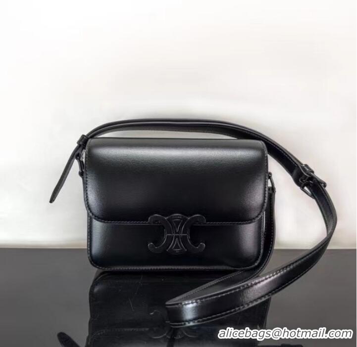 Top Quality Celine TEEN CLASSIC BAG CALFSKIN 188423 BLACK