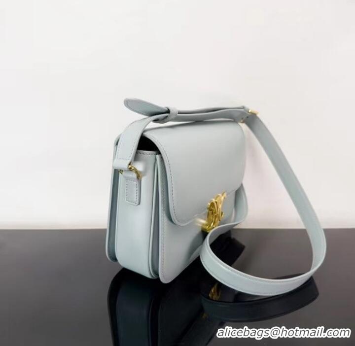 Inexpensive Celine TEEN CLASSIC BAG CALFSKIN 188423 LIGHT BLUE