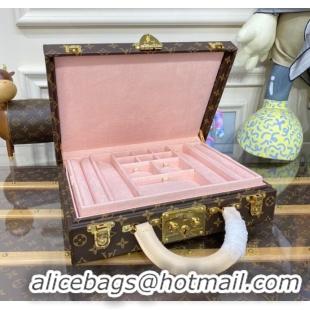 Well Crafted Louis Vuitton NICE JEWELRY CASE M20076 pink