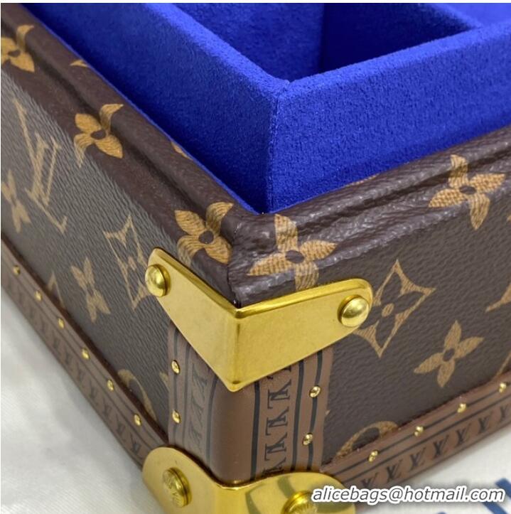 Top Quality Louis Vuitton NICE JEWELRY CASE M44185 blue