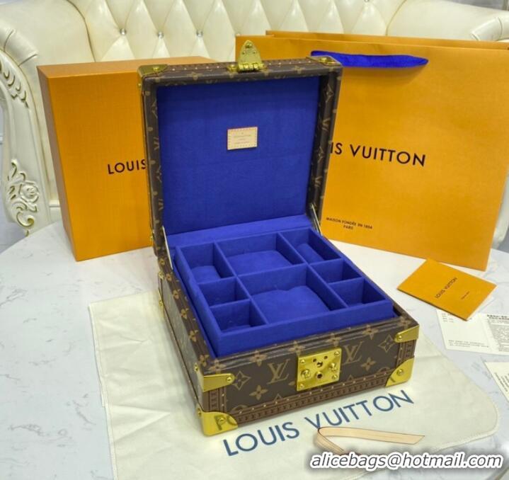 Top Quality Louis Vuitton NICE JEWELRY CASE M44185 blue