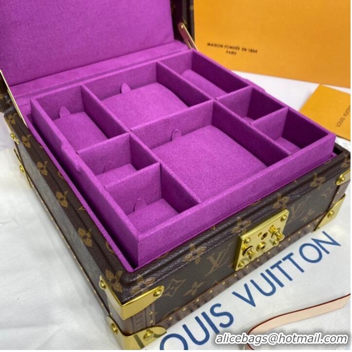 Good Product Louis Vuitton NICE JEWELRY CASE M44185 Purple