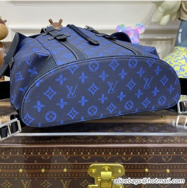 Unique Grade Louis Vuitton CHRISTOPHER MM M46338 blue