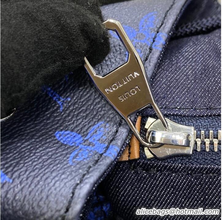 Unique Grade Louis Vuitton CHRISTOPHER MM M46338 blue