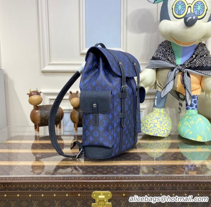 Unique Grade Louis Vuitton CHRISTOPHER MM M46338 blue