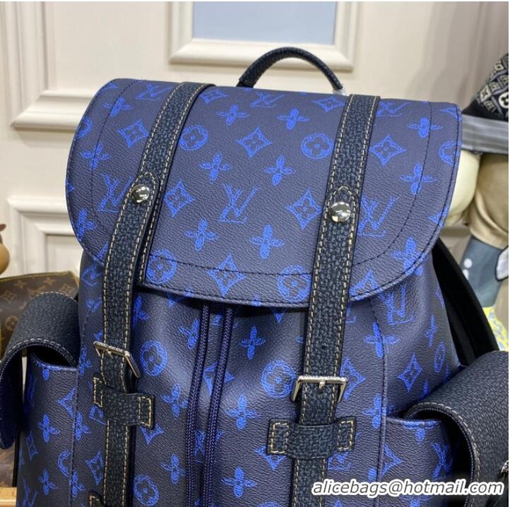 Unique Grade Louis Vuitton CHRISTOPHER MM M46338 blue