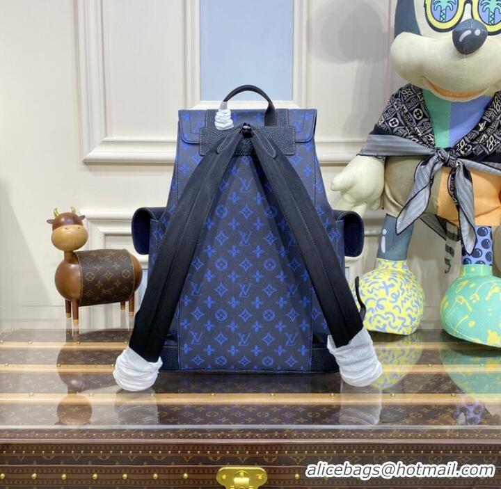 Unique Grade Louis Vuitton CHRISTOPHER MM M46338 blue