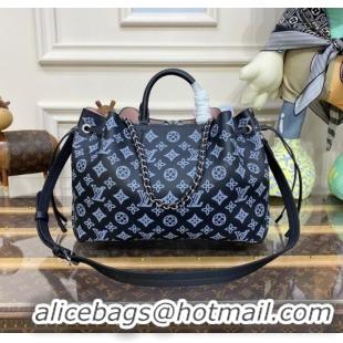 Affordable Price Louis Vuitton BELLA TOTE M59200 black&blue