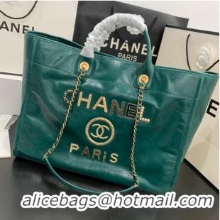 Promotional Chanel LARGE SHOPPING BAG A66941 green