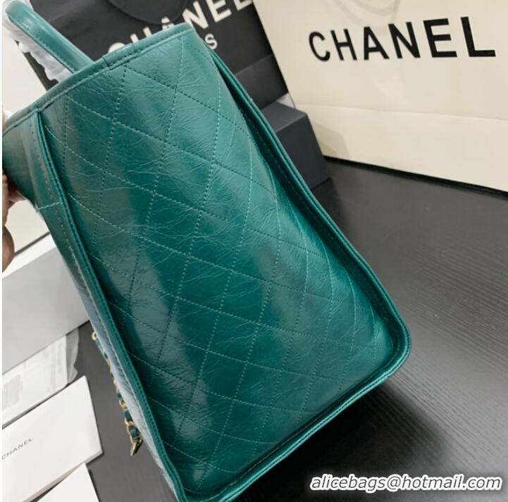 Promotional Chanel LARGE SHOPPING BAG A66941 green