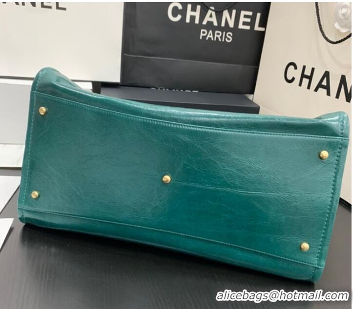 Promotional Chanel LARGE SHOPPING BAG A66941 green